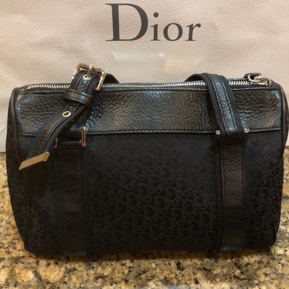 Christian Dior black Diorissimo Boston bag - Picture 3 of 8